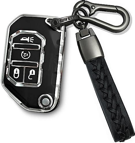 Amazon Kirsnda For Jeep Key Fob Cover Case With Keychain Soft Tpu