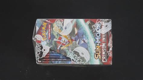 Pokemon Sun Moon Crimson Invasion Booster Box Sealed Kaufen Auf Ricardo