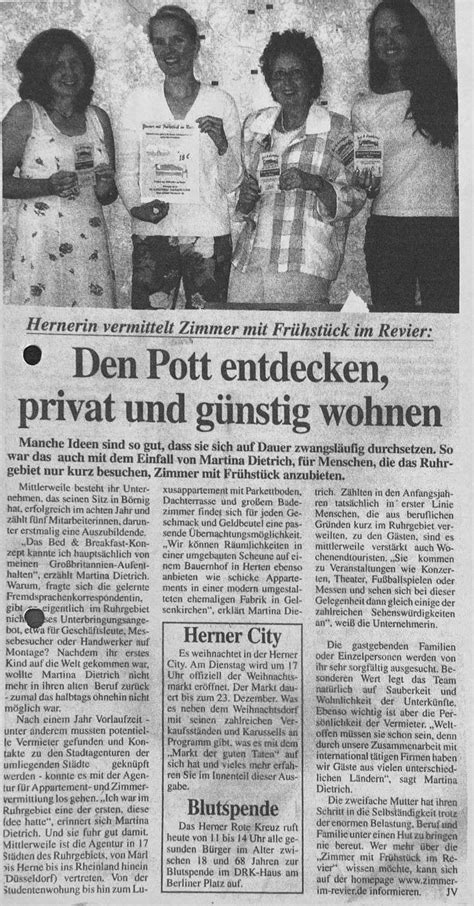 Den Pott entdecken privat und günstig wohnen