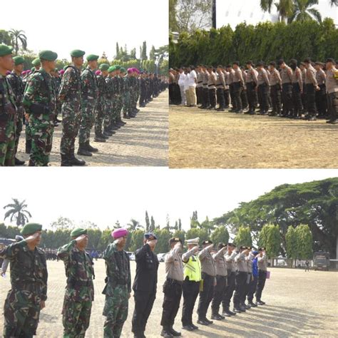 Amankan Pemilu Polisi Bersama Tni Dan Pemda Gelar Latihan