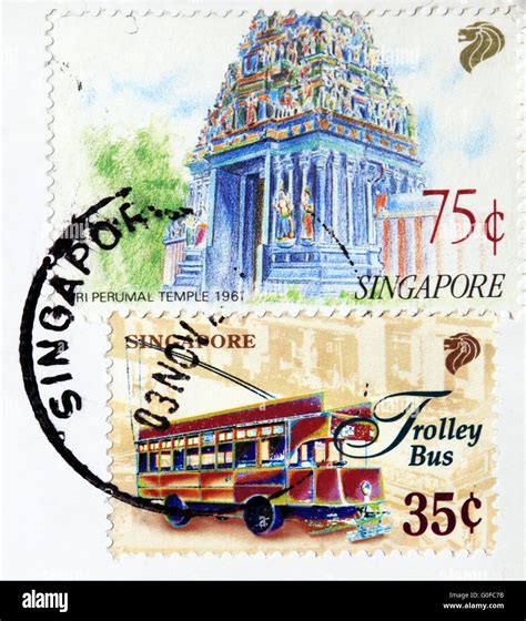 Singapore Postage Stamp Hi Res Stock Photography And Images Alamy