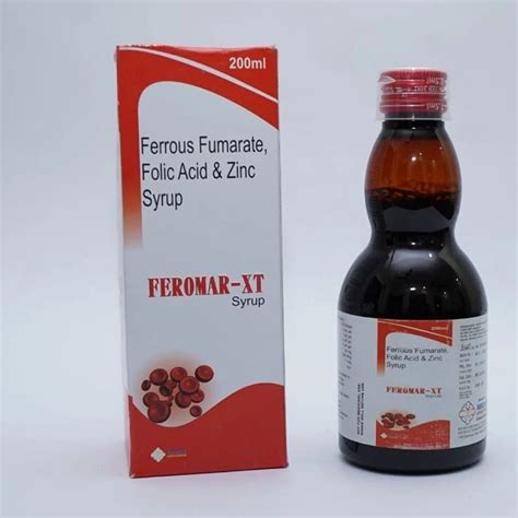 Ferrous Fumarate Folic Acid Zinc Syrup Packaging Size Ml At Rs