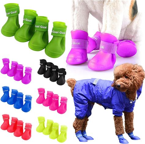 Vesniba Dog Shoes Dog Protective Boot Set Of 4 Boots For Dogs Paws