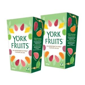 Diet info for York Fruits An Assortment Of Fruit Flavour Jellies - Spoonful