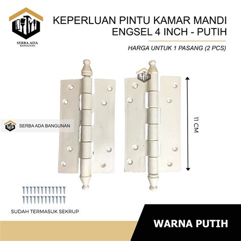 Jual TARIKAN JENGKOL HANDLE GRENDEL SLOT PVC ENGEL PVC 4 UTK PINTU