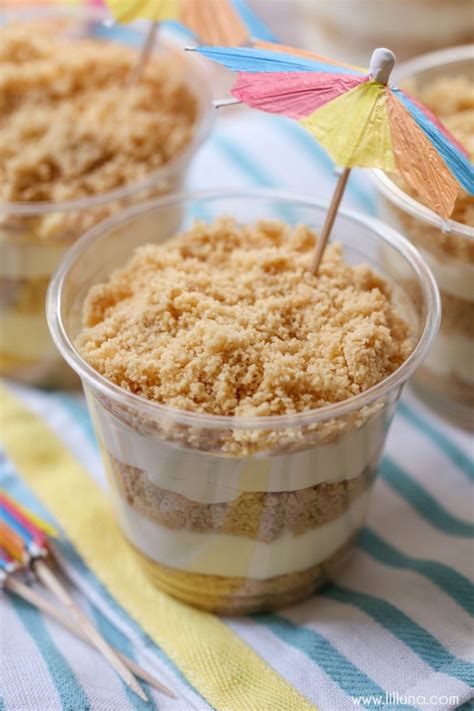 Sand Pudding Cups - Lil' Luna