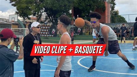 VLOG JOGANDO BASQUETE EM CLIPE DE RAP DO Reallamak YouTube