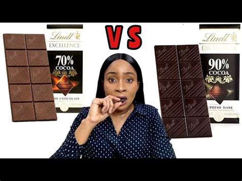 Trying Dark Chocolates For The First Time Lindt Cocoa Chocolate Vs