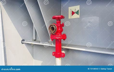 Fire Hydrant On Ship Stock Image Image Of Connectioh 73138543