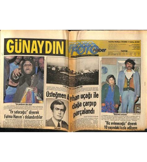 Günaydın Gazetesi Foto Haber Eki 2 Ağustos 1977 Türkiyede İlk Defa