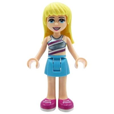 Lego Friends Minifigure Stephanie Striped Top Extra Extra Bricks