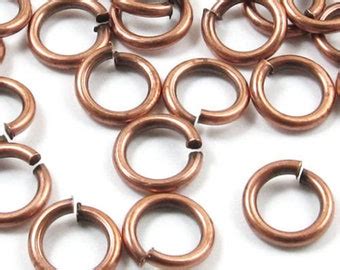 Gold 7mm Round Open Jump Rings Tierracast 19 Gauge 50 Pkg Etsy