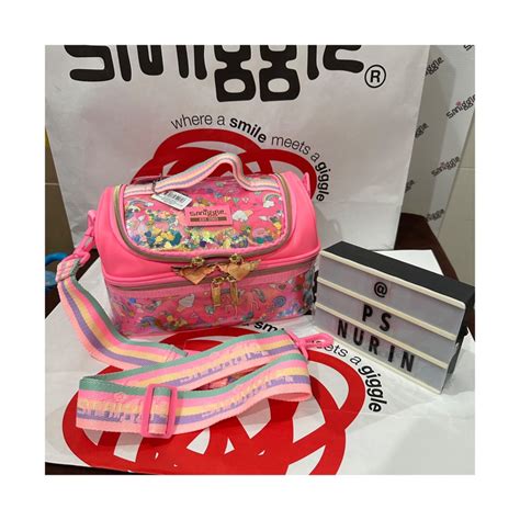 Ready Stock Smiggle Original Double Decker Lunch Bag With Strap