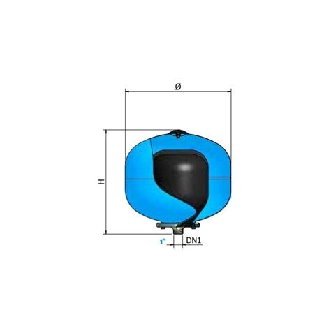 VASO DE EXPANSION ELBI MEMBRANA INTERCAMBIABLE ACS 1 25 LTS