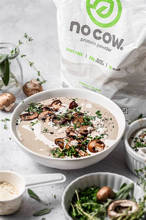 Vegan Creamy Mushroom Soup