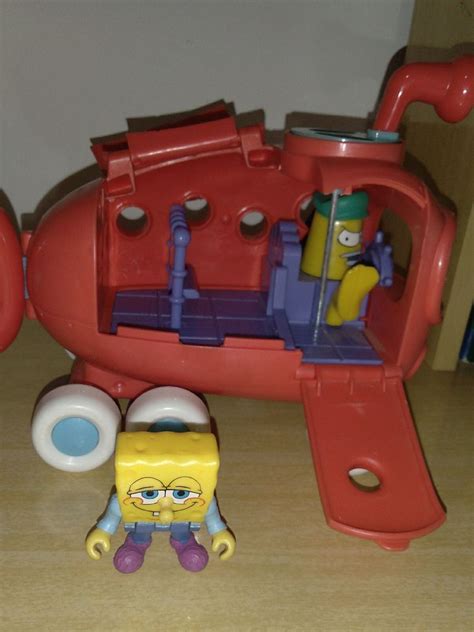 Nibus Fenda Do Biqu Ni Bob Esponja Imaginext Brinquedo Usado