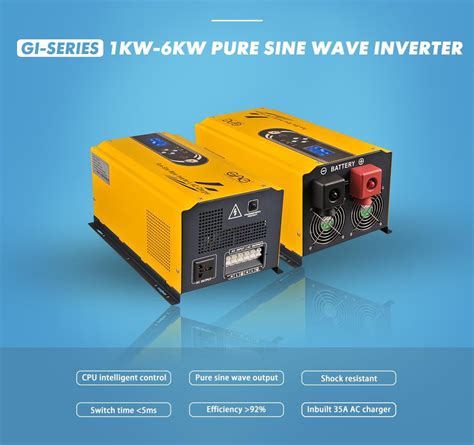 China Customized Single Phase Inverter 4000w 24v 220v Manufacturers