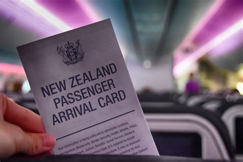 A Guide To The Nz Passenger Arrival Card Traveller Declaration