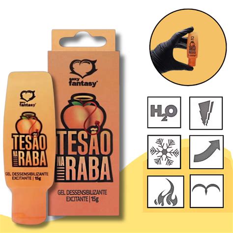 Tesão Na Raba Dessensibilizante Excitante Anal Gel cicatrizante 15g