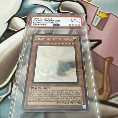 Yugioh Galaxy Eyes Photon Dragon PHSW EN011 Ghost Rare PSA 8 EBay