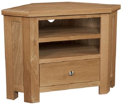 Devonshire Living Devonshire Dorset Light Oak Corner Tv Unit Tv