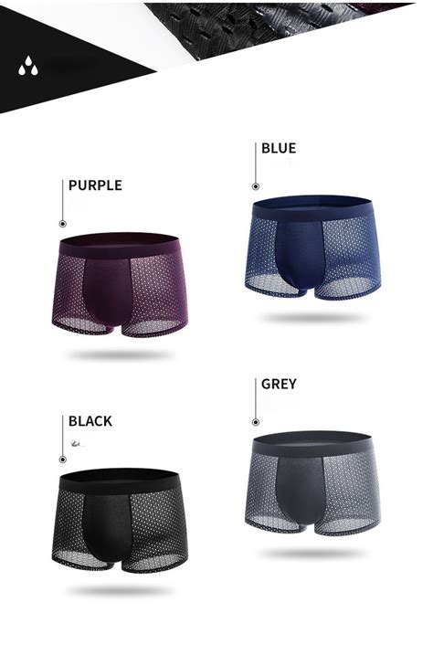 Kit Cueca Boxer Masculino Cueca Bambu De Malha Shopee Brasil