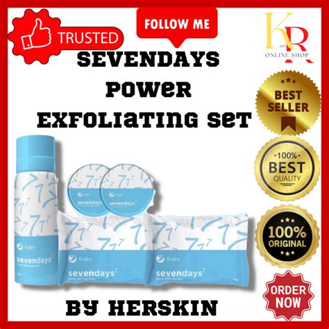 SEVEN DAYS Power Exfoliating Set By HERSKIN KATH MELENDEZ