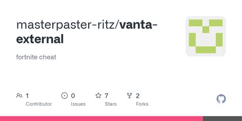 Github Masterpaster Ritz Vanta External Fortnite Cheat