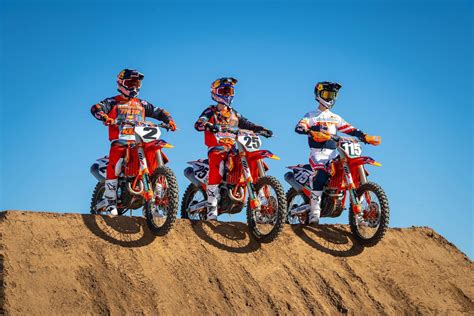 Factory Ktm Announces Lineup Pro Motocross Championship