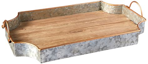 Cooperstown Wooden Craftsman Rectangle Serving Tray Kitchen DEALS ...