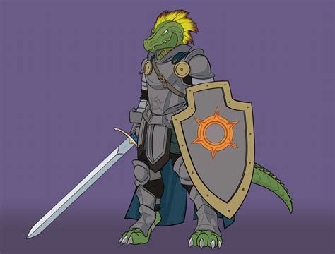 Lizardfolk Paladin 1 — Weasyl