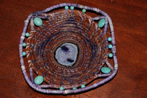 Pine Needle Basket With Raffia Create And Remember Pine Needle