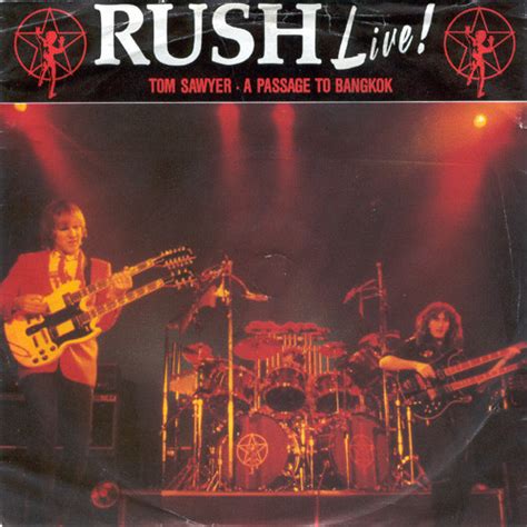 Rush Live Tom Sawyer A Passage To Bangkok 1981 Vinyl Discogs