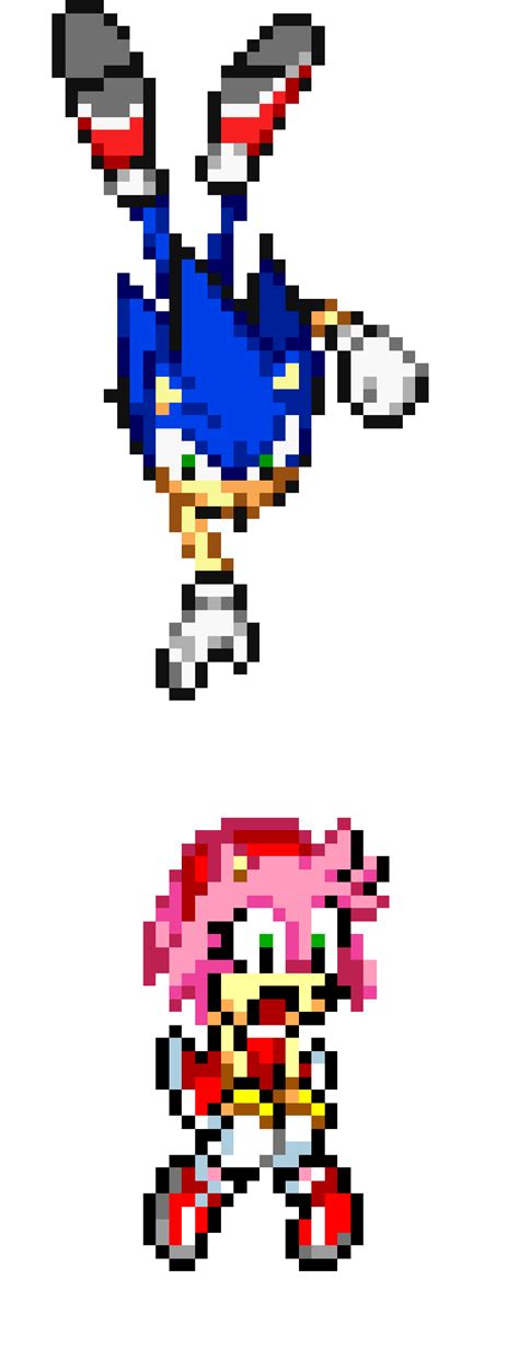 Sonic saves Amy gif by foxeygamer87sonic on DeviantArt