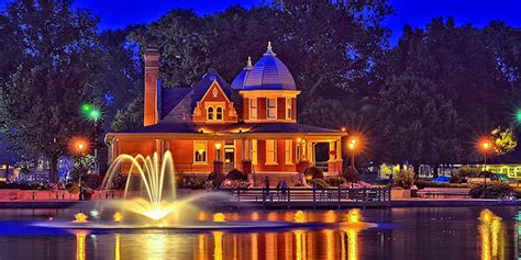 Pavillion On The Lagoon At Mineral Springs Park Pekin IL