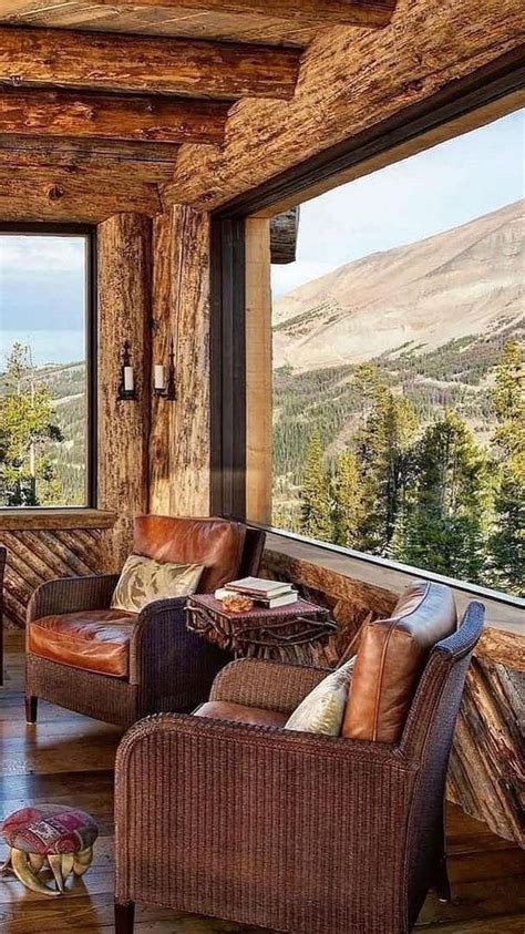 Rustic Log Cabin Bunk Beds in Big Sky, Montana