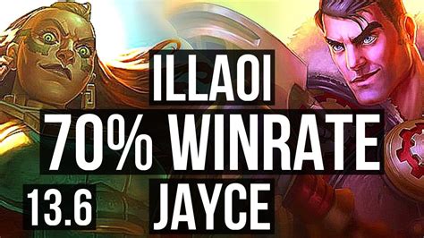 Illaoi Vs Jayce Top Winrate Solo Kills Legendary