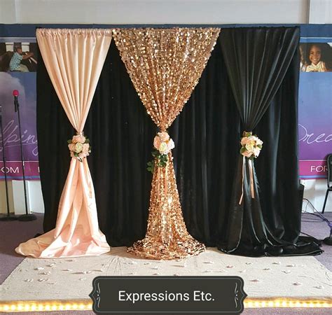 Blush Rose Gold Wedding Decorations Backdrops For Parties Gold Backdrop