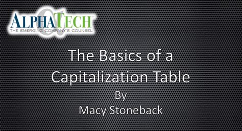 Capitalization Table Definition Cabinets Matttroy