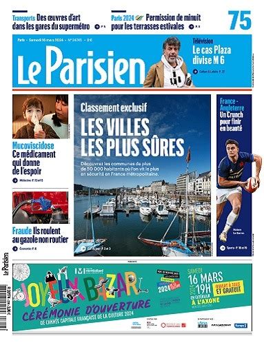 Le Parisien Du Samedi Mars T L Charger Des Magazines