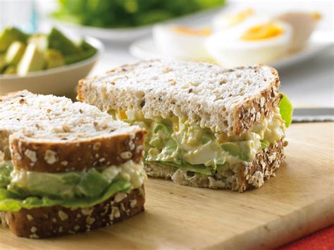 Egg and avocado sandwiches - Australian Avocados