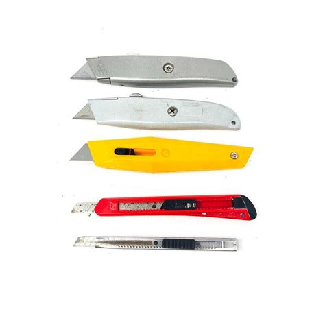 Pcs Assorted Heavy Duty Retractable Utility Knife Set Box Cutter Ebay