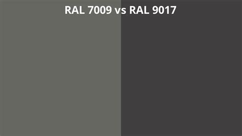 Ral 7009 Vs 9017 Ral Colour Chart Uk