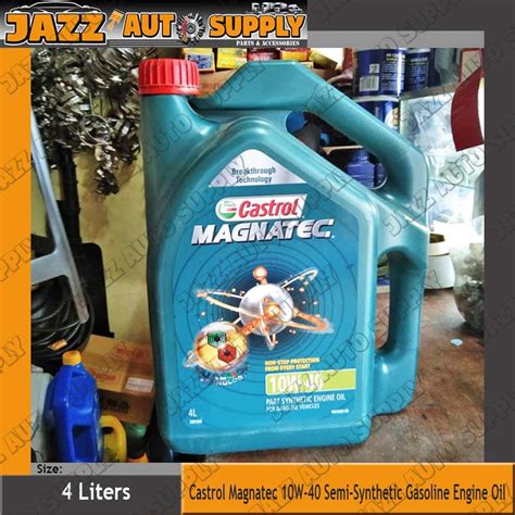 Castrol Magnatec 10W 40 Synthetic Gasoline Engine Oil Lazada PH