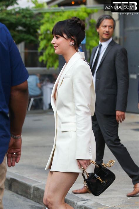 Dakota Johnson Sexy Seen Flaunting Her Hot Legs At The Cha Cha Real Smooth Premiere In Nyc Aznude