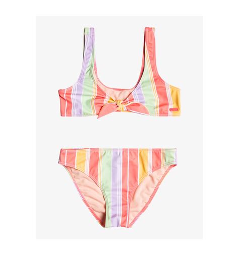 BIKINI NIÑA ROXY MULTICOLOR Vicunasport Tu tienda de deportes en internet