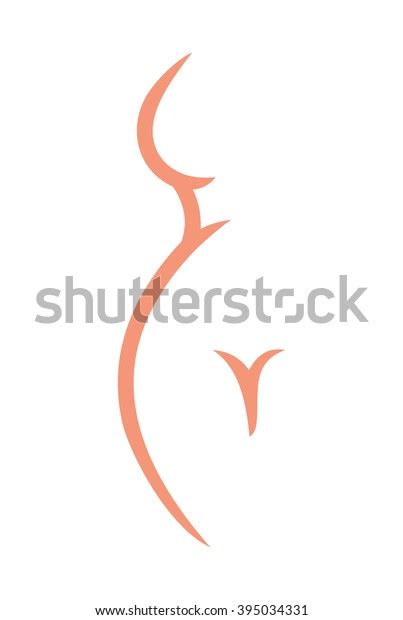 Sketch Woman Naked Body Stock Vector Royalty Free Shutterstock