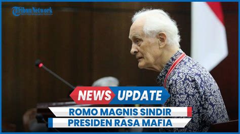 Romo Magnis Presiden Mirip Pimpinan Mafia Jika Gunakan Kekuasaan