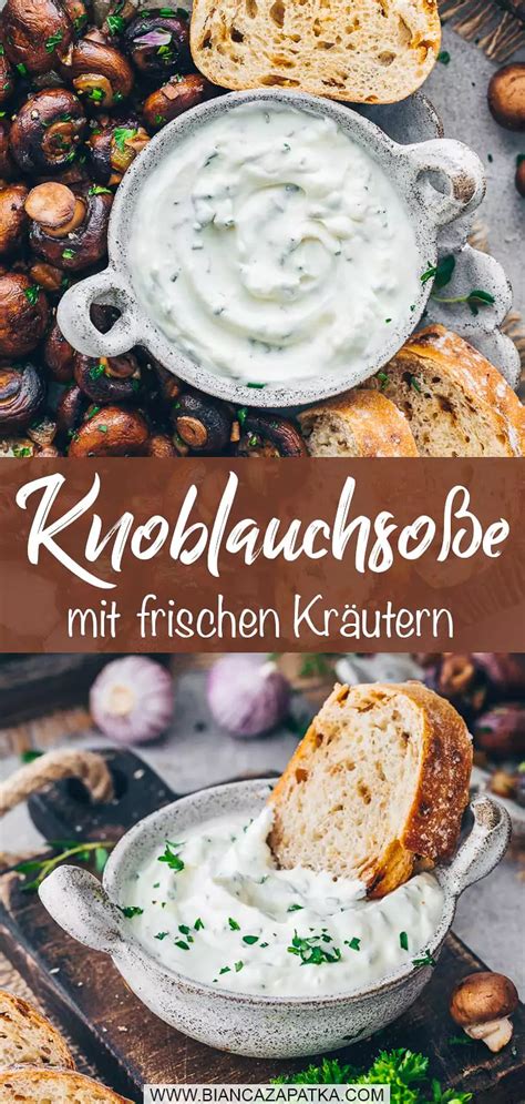 Knoblauchso E Rezept Schnelle Vegane Knoblauchcreme Bianca Zapatka