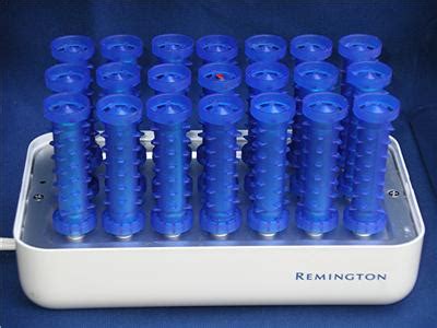Remington Pageant Tight Curls 21 Hot Rollers Curler Blue Spiral Electric Set EBay